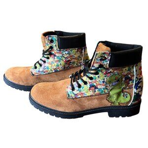 Nickelodeon 90s Vintage Rugrats Chukka Hiking Boots Raptor Womens 10  Kid Core